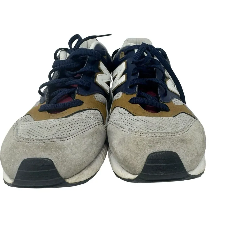 New Balance 530 Explorer Grey Stone Navy Burgundy M530RWB Men’s Size 12 US